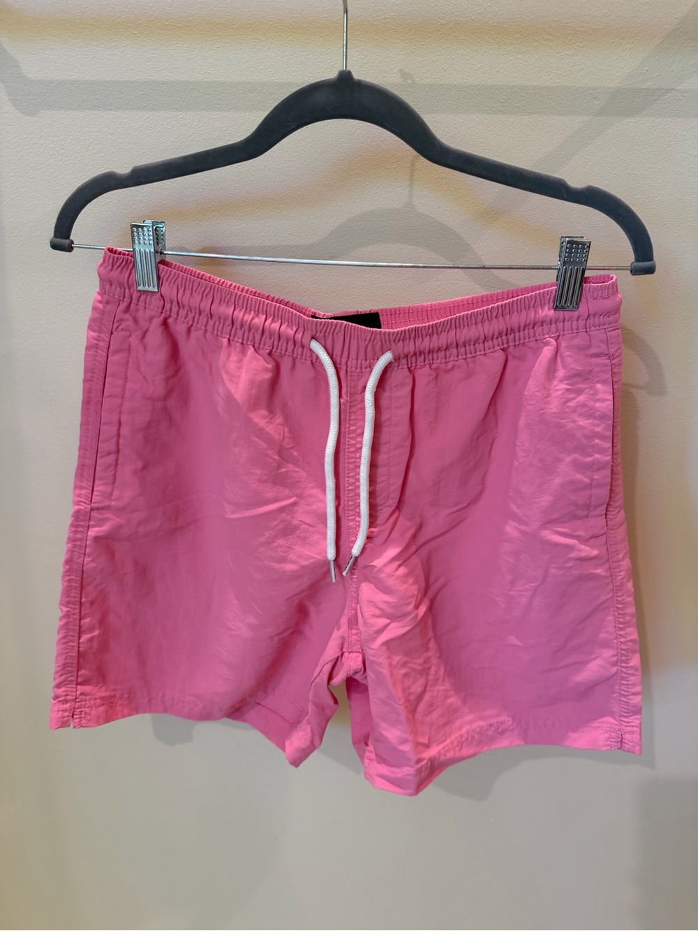 RSQ Men's Pink Drawstring Hybrid Shorts